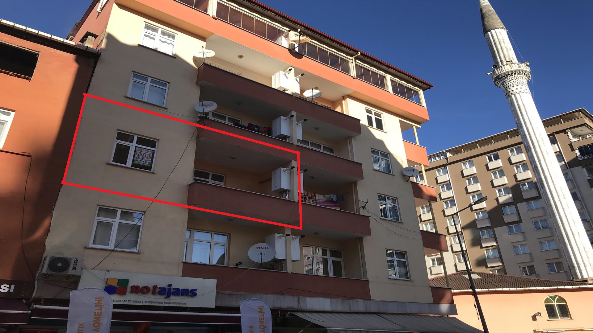 Kiralık Daire, Trabzon / OF / İRFANLI MAH.