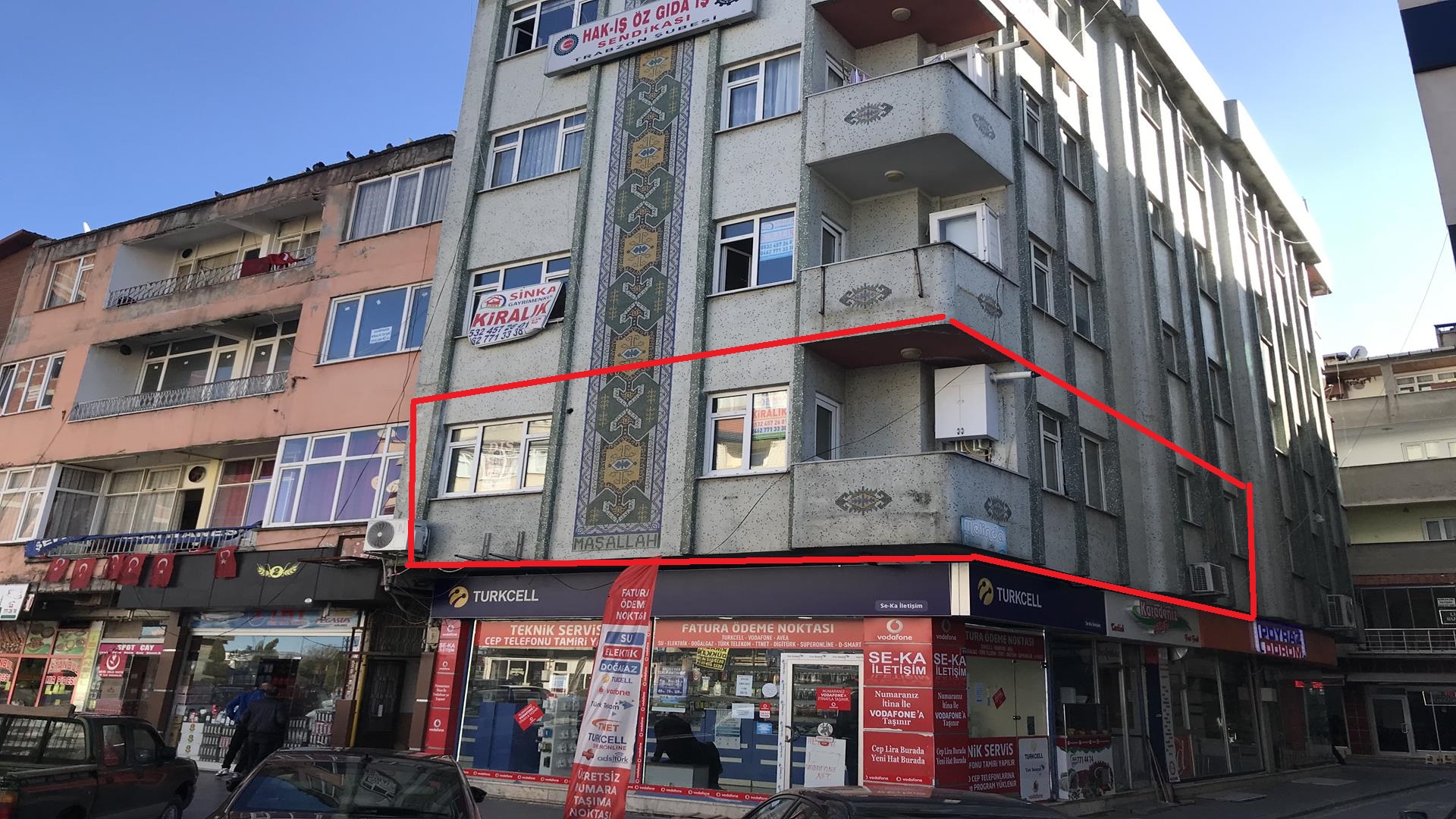 Kiralık İşyeri, Trabzon / OF / SULAKLI MAH.